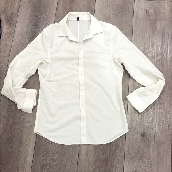 Lululemon New Venture White Men's Shirt S Small Slim - Picture 2 of 7